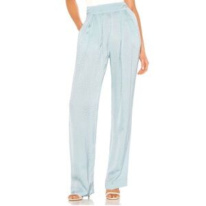 REVOLVE NBD Satin Indi Trousers in Baby Blue